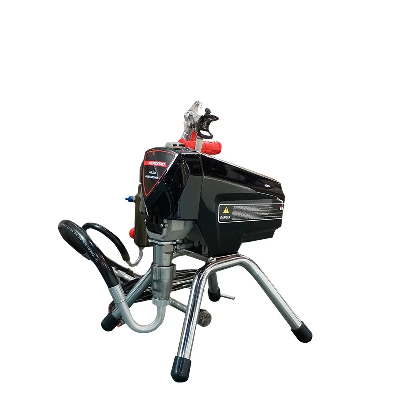 AEROPRO 520 heavy duty wall paint airless paint sprayer brushless motor machine with 517 airless gun and high pressure hose