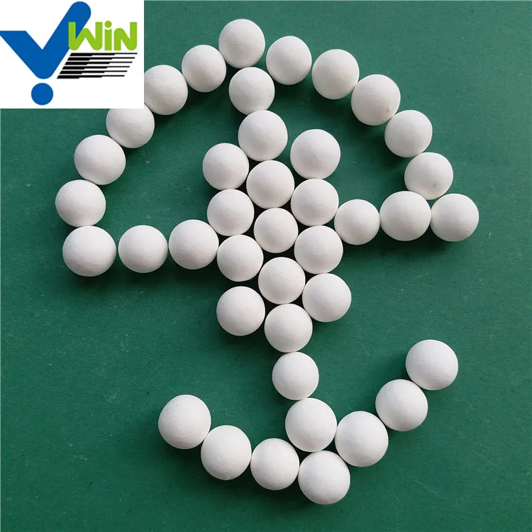 99% Alumina Ceramic Beads Inert Porcelain Media Balls for Support Catalyst