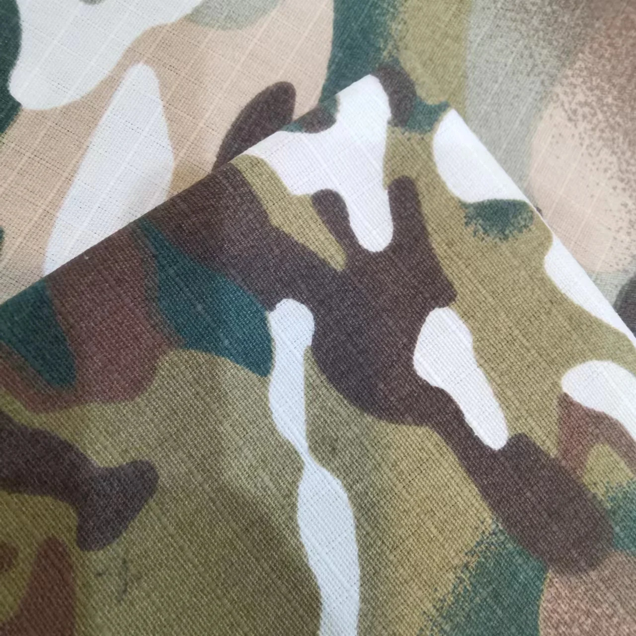 Ripstop TC2 Print  65%P 35%C Suit for Making Camouflage Clothing  Plain Chiffon Taffeta fabric