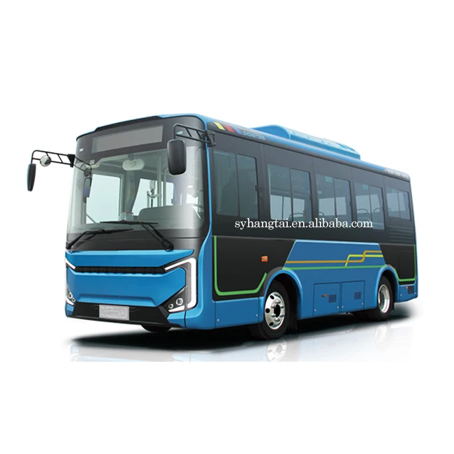 Customization 6.7m New Energy ZEV Electric Public Bus 45 Passenger Full Load 200KM Ebus Scenic Shuttle Bus