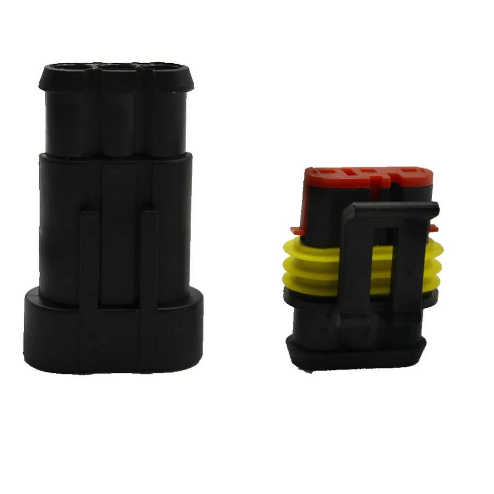 Hampoolgroup Series Terminal Pack 2 Pin 2p Car Waterproof Te Connector Plug Wire Connector