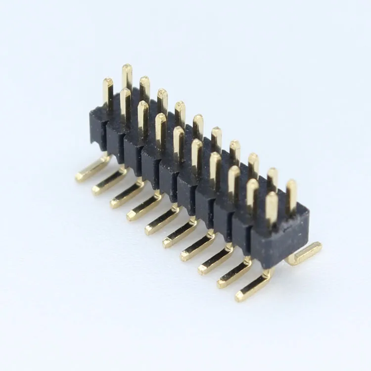 Pin Header Straight Smd Type 1.0 1.778mm 0.8mm 1.27mm 0.8 2.0mm 6 8 30 40 pin 254mm Double/Single Row Pin Header Connector 2.54