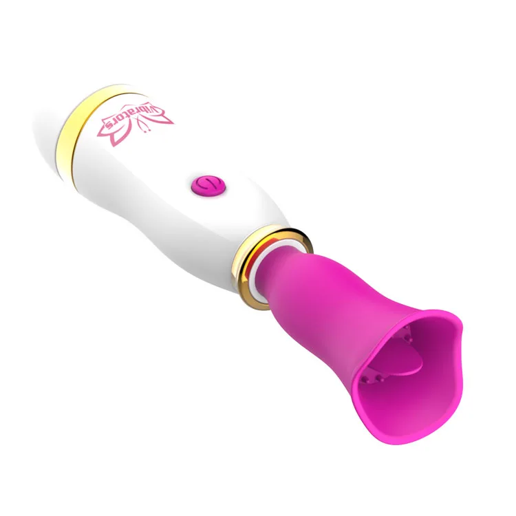 Новый водонепроницаемый мини-вибратор, язык, лижущий грудь, киска, стимулятор, 12 скоростей, массаж клитора, вибратор для женщин, секс