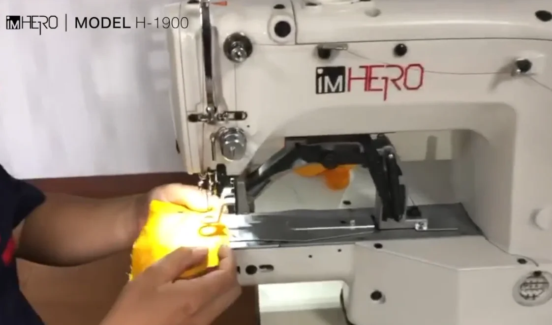 Computer Eyelet Button Holing Industrial Sewing Machine Baseball Cap Making Machine Button Holing Machine