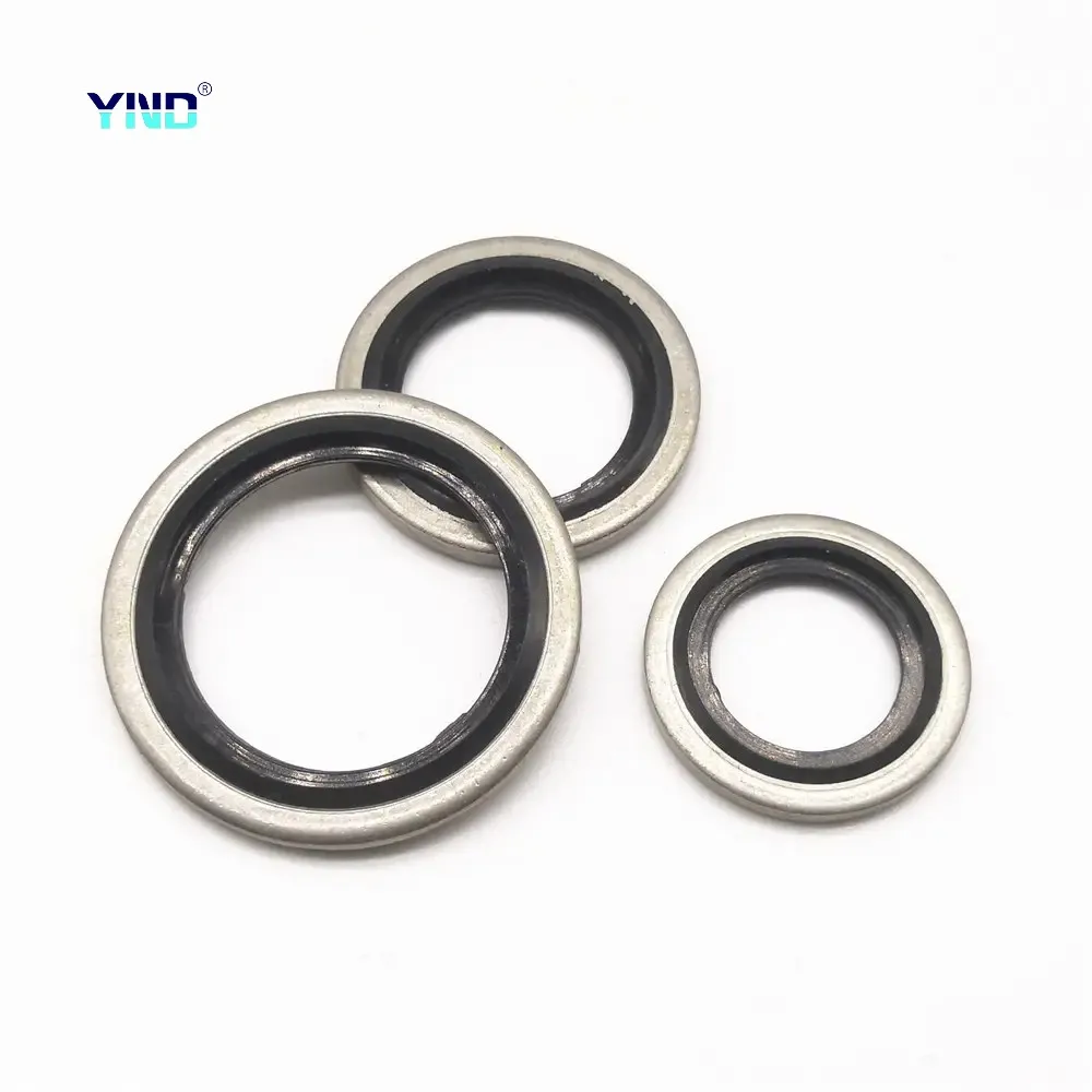 Hot Sale Bonded Washer 1/4', BSP washer with rubber for hydraulic Bonded Seal Washer