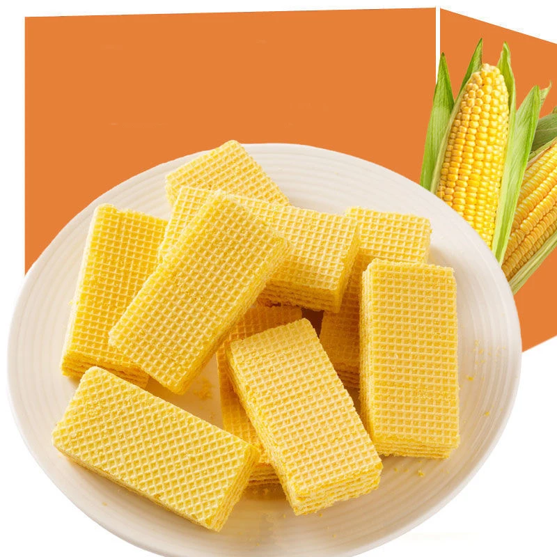 Breakfast Snacks Whole Grain Corn Wafer Biscuits