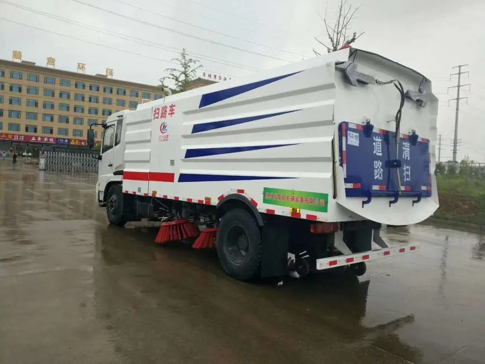 Hot-selling DFAC Tianjin high-quality road sweeper truck is suitable for all road surface cleaning