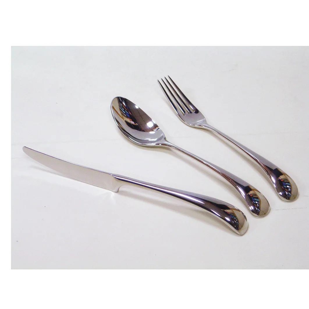 small MOQ ready to ship stainless steel cutlery spoon and fork soup table spoon full range for hotel and restaurant