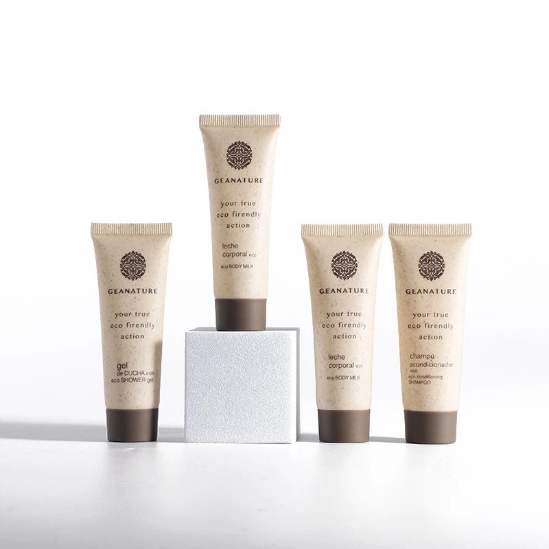 Biodegradable Wheat Straw Cosmetic Tube Packaging For Cosmetics