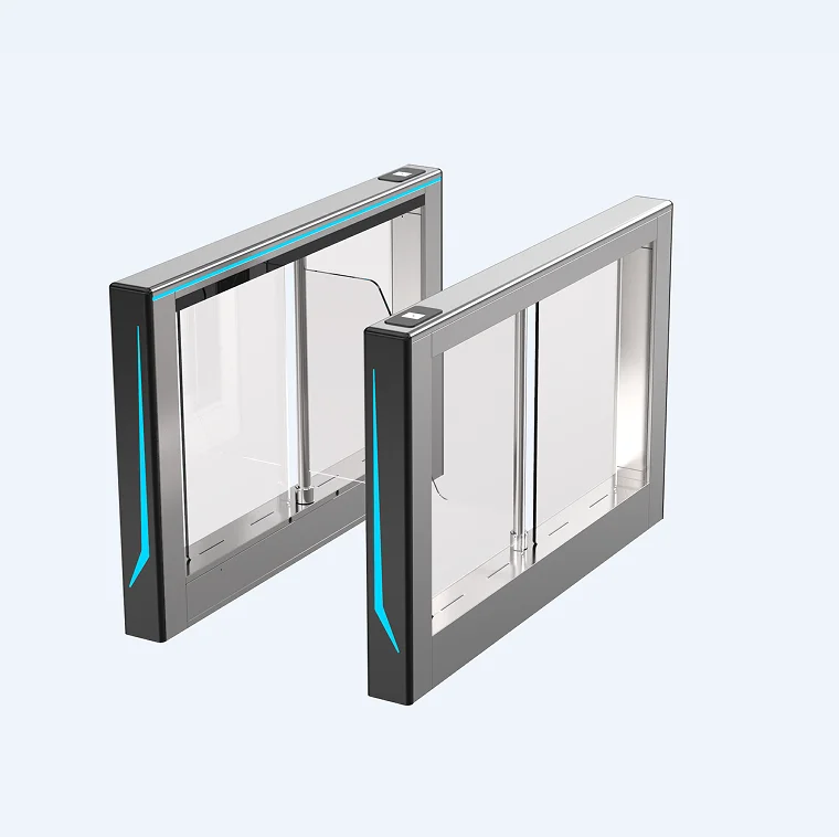 Speed Gate Turnstile Bi-Directional Access Control Operated Turnstile QR Code Reader Or Facial Speed Gate Access Control For GYM