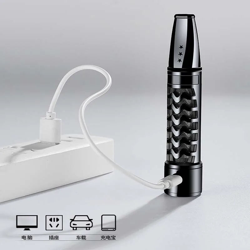Новая пользовательская электронная пепельница USB зарядка портативная Бездымная автомобильная для сигар