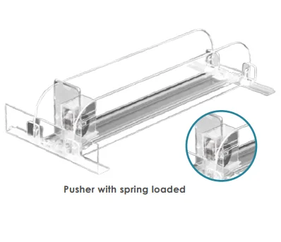 pusher-with-spring-loaded