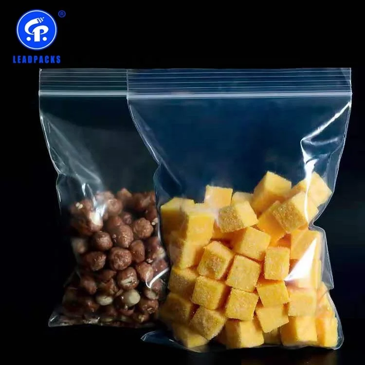 Size Customized High Quality Reclosabel PE Zip lock Zipper Bags