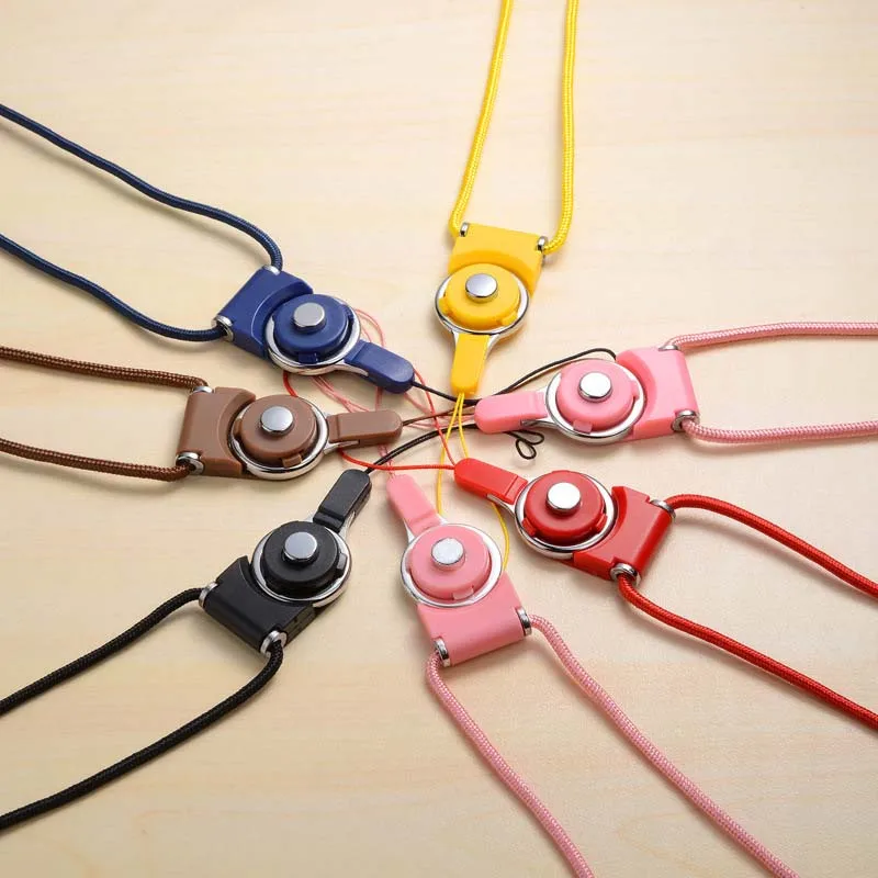 Cover Holder Crossbody Shoulder Hanging Cord Neck Polyester Lanyard Rope No Beads Mobile Cell Detachable Case Phone Neck Straps