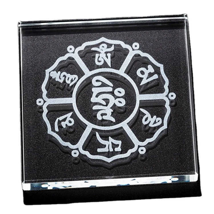 
Laser Engraving Letter Crystal Glass Block &Cube 