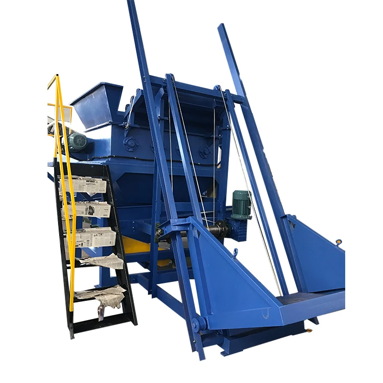 High output bale breaker for plastic recycling line