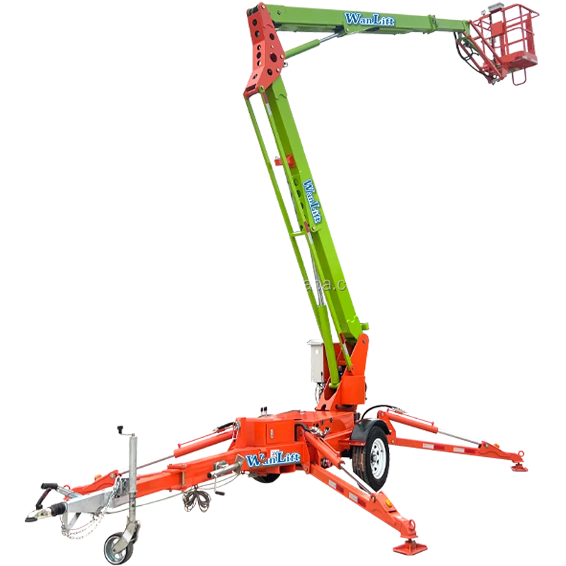 CE TUV certificated 16m Truck Mounted Cherry Picker Boom Lift Articulating Mobile Aerial Man Bucket Basket Platform