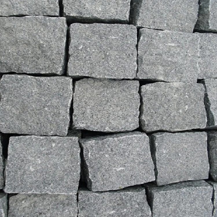 Driveway granite cube stone cheap patio paver stones for sale granite paving stone