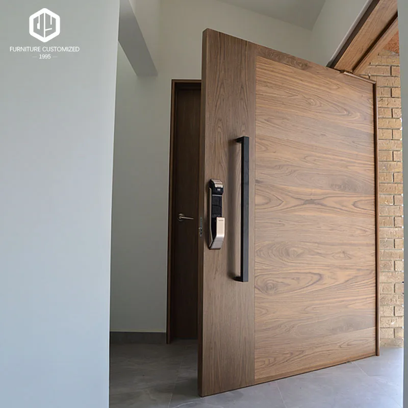 America top sale luxury design entrance doors villa front entry wood pivot door