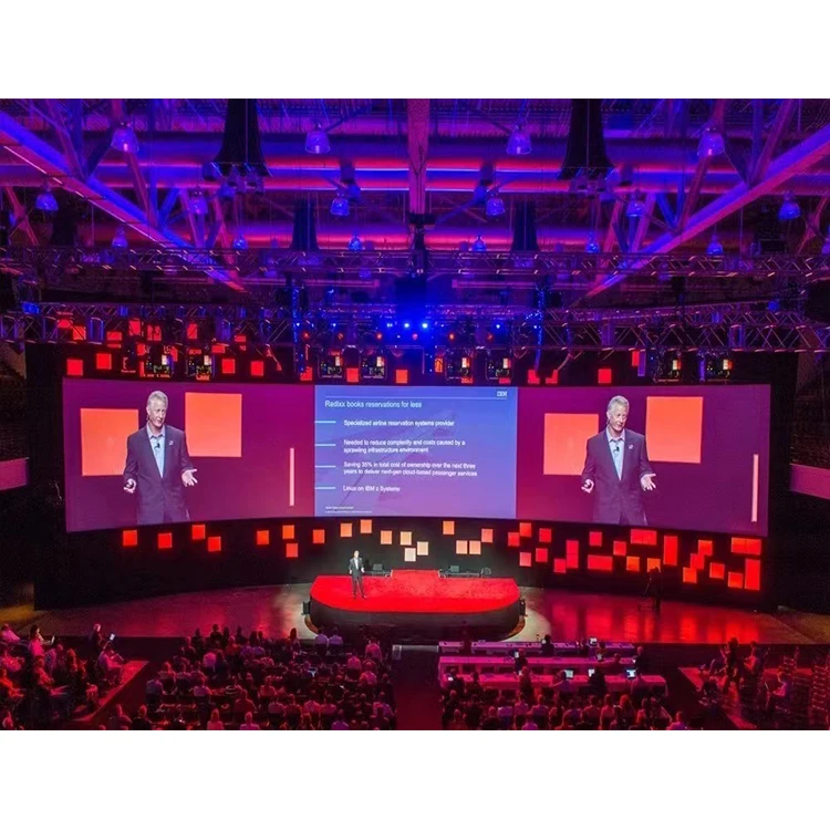 TOPLED p2.5 rgb screen guangzhou stage office rotating pantalla ticker hd led screen display japanese hot videos