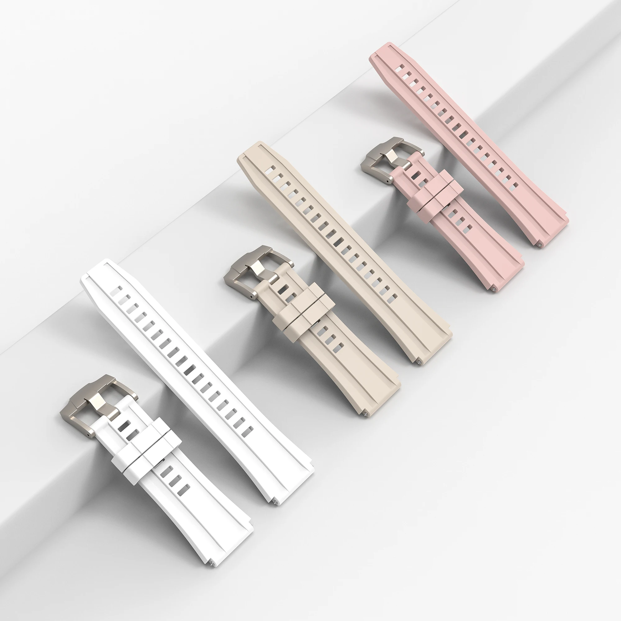 RYB High Quality Fashionable Comfortable Wearing Fluororubber Watch Watch Bracelet For Samsung Galaxy Watch Series