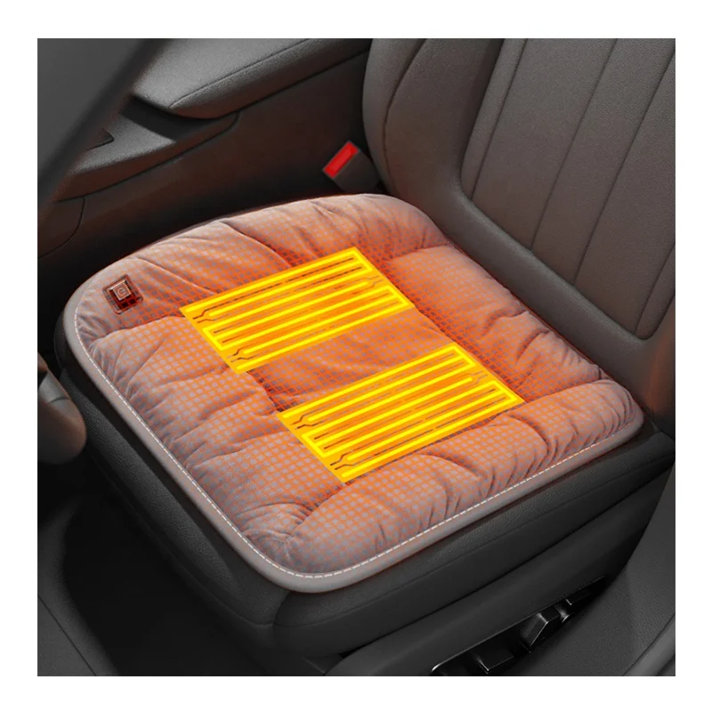 Anjuny Universal Size 12V Heating Cushion Warmer Heated Seat Pad Winter Car Heat Cover