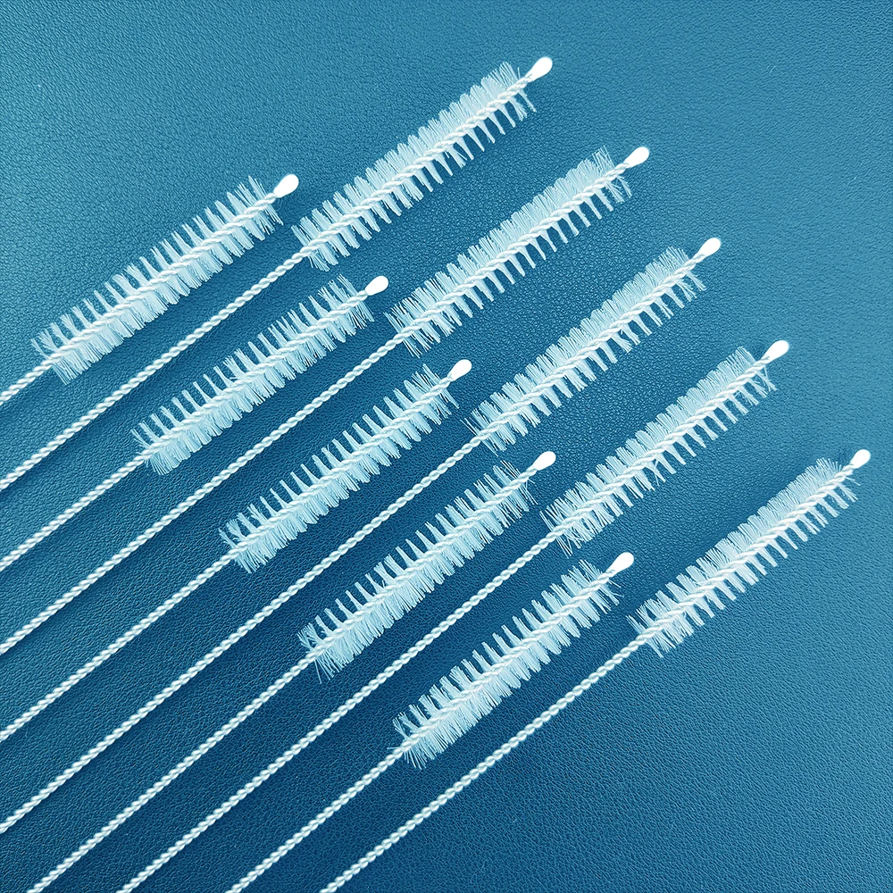 Stainless Steel Nylon Straw Cleaning Brush Drinking Pipe Tube Cleaner Baby Bottle Brush Cleaning Tools