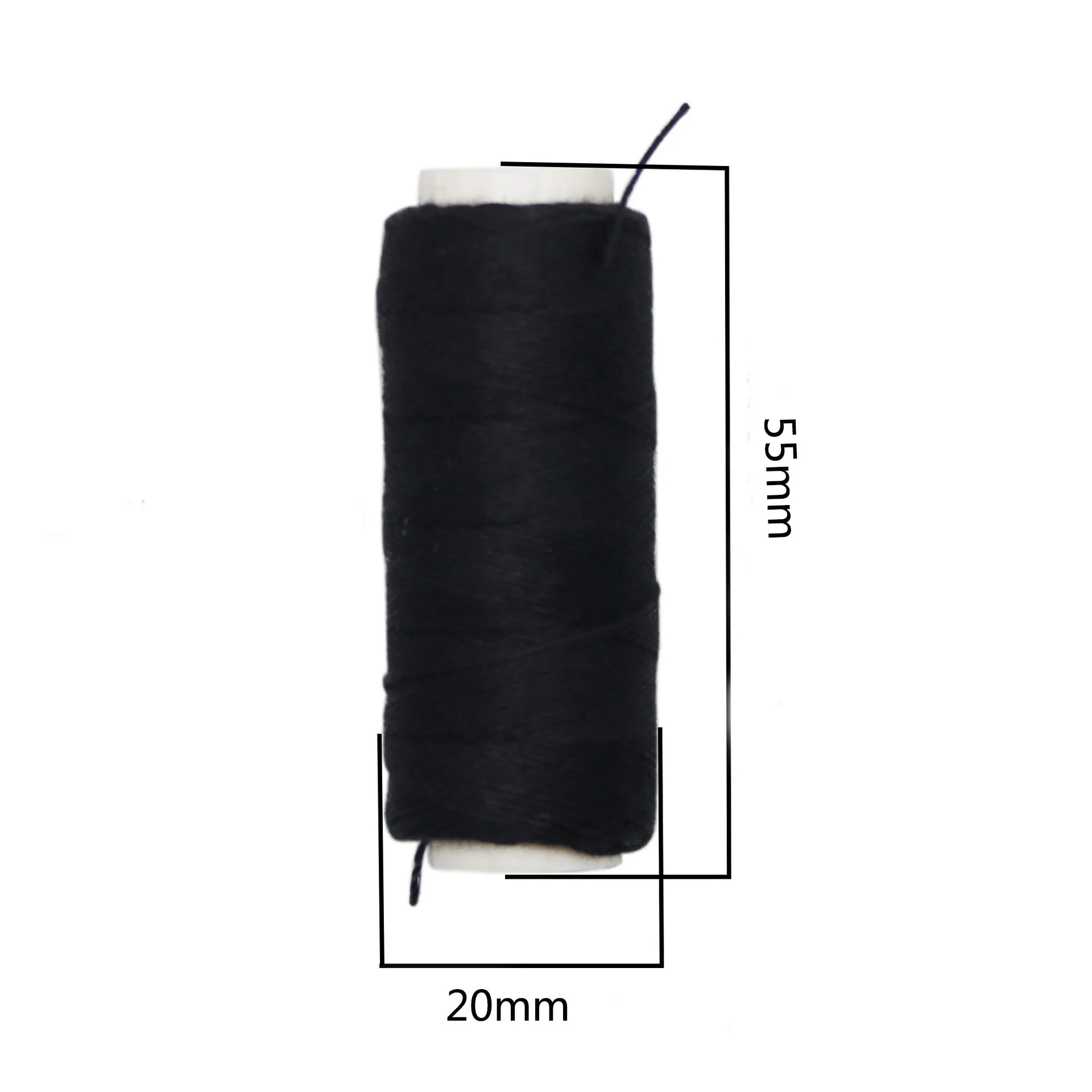 1 Rolls Hair Weaving Threads With 3 pcs C J I Mix Curved Needles Wig Making Tools Sewing Thread  For Hair Extension Tool