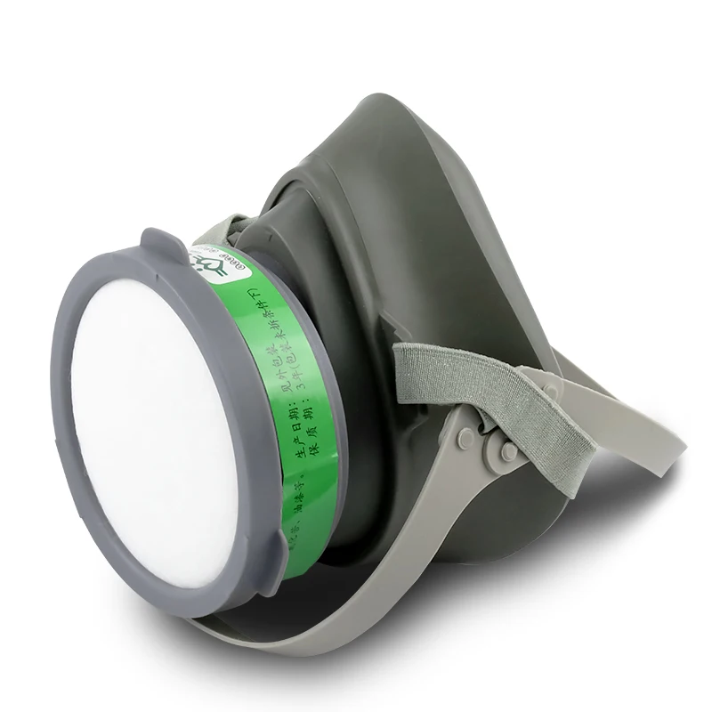 China Factory Supply Chemical Silicone Half Face Gas Dust Mask Anti Air Pollution Reusable Half Mask
