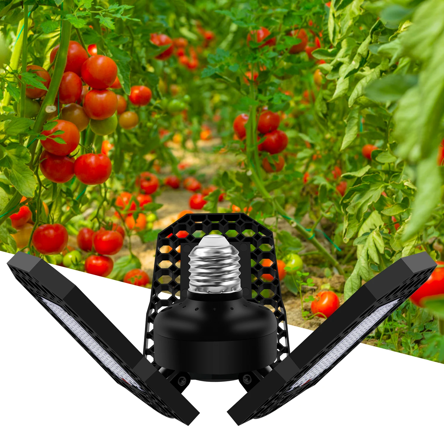 Vegetables and blooming grow lights Red and blue spectrum folding LED shed plant breeding grow lights