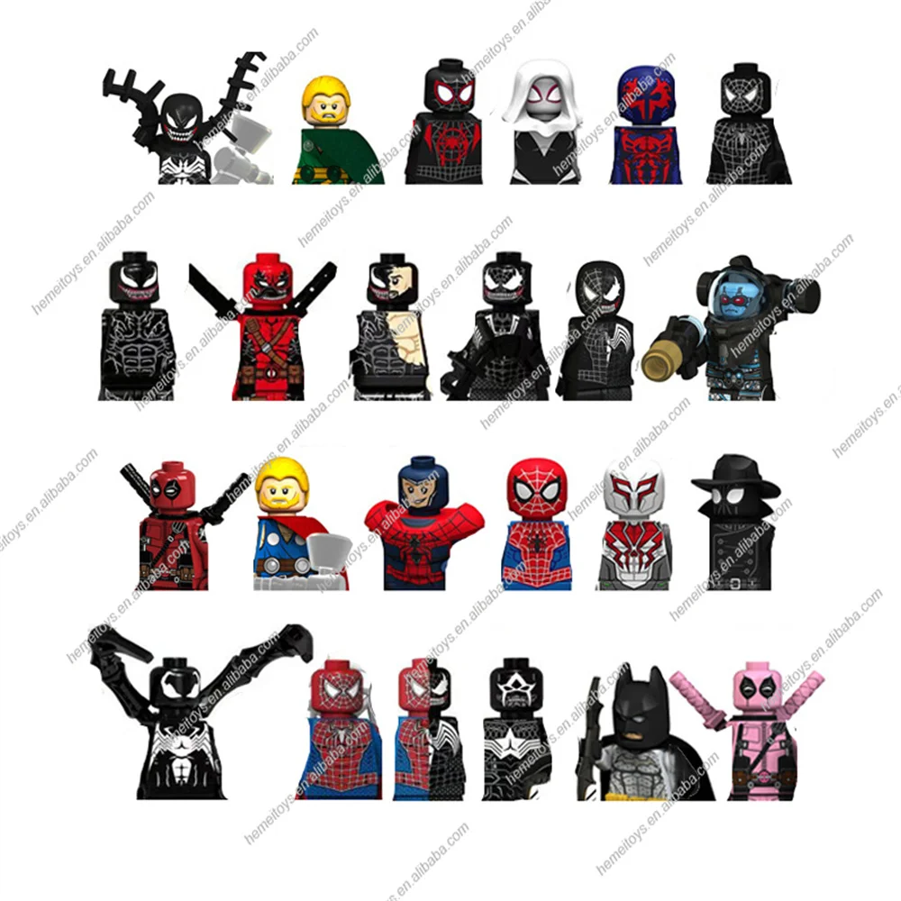 KT Hot Movie Super Heroes Characters Mini Action Figures Blocks Toys Compatible Building Block toys