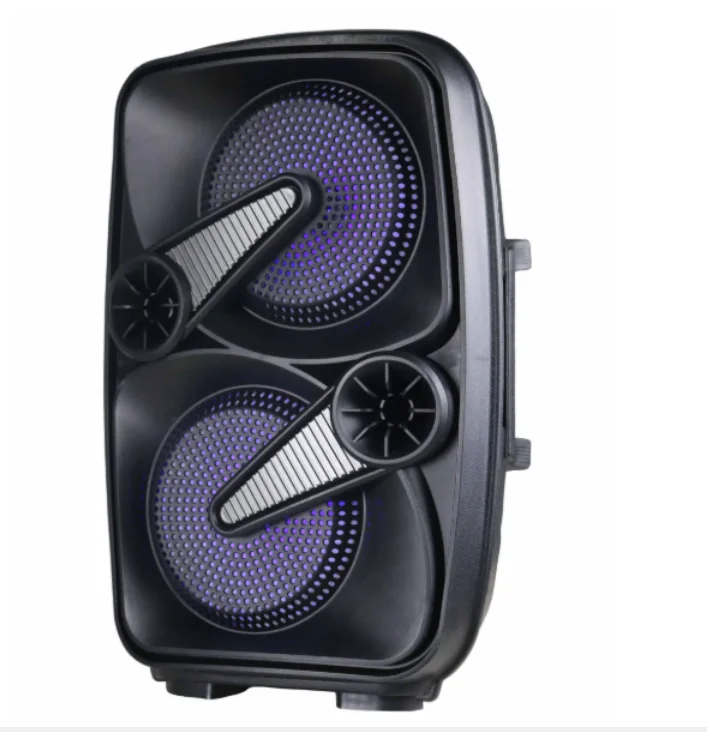 Top selling products 2022  Factory Private model Newly designed Dual 6.5' portable Karaoke speaker with wireless controller