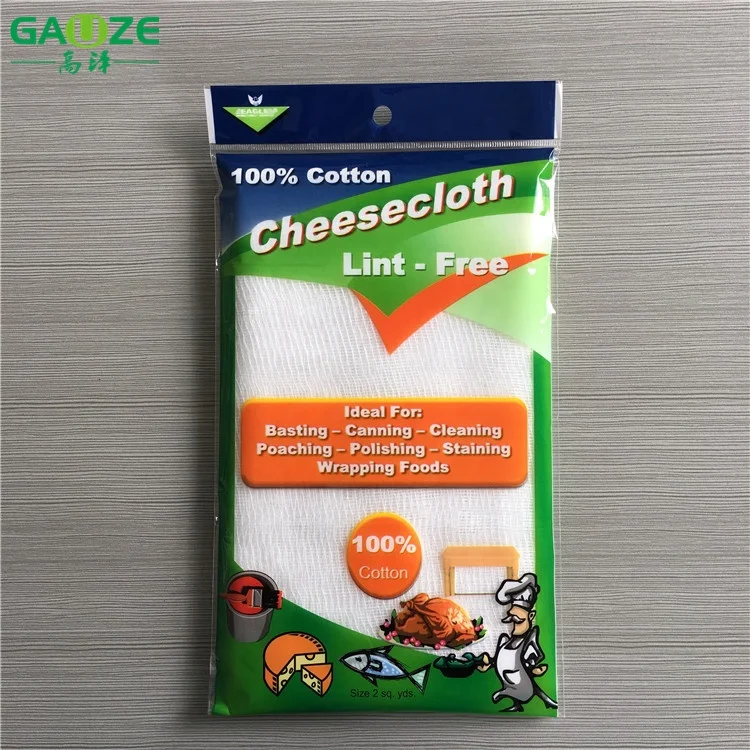 Cheese Cloth Grade 20 40s/19*15 1.5 yards 2yds Natural Cotton  100% cotton cheesecloth for kitchen use