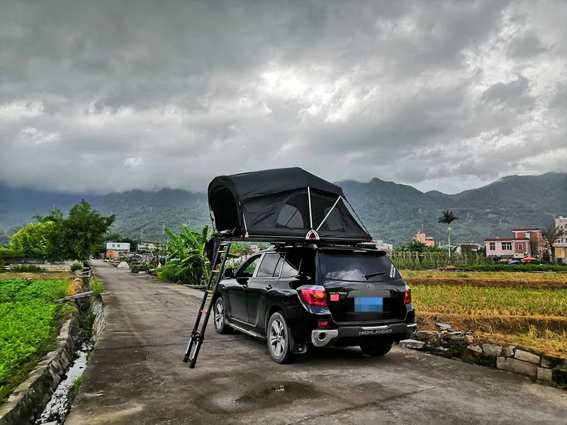 Cheaper Off-road roof top tent aluminum Rooftop tent overland and camping Car Roof Top Tent  with Sponge mattress