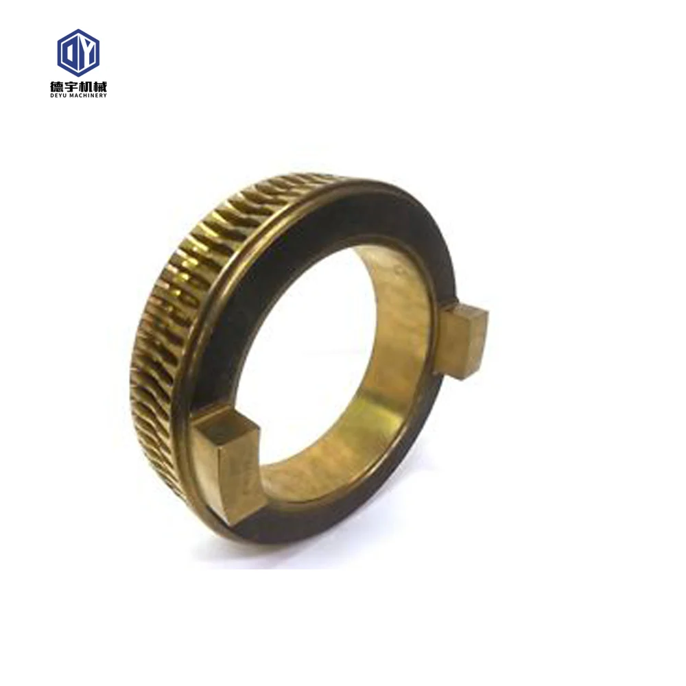 Brass Worm and wormgear for gearbox reducer