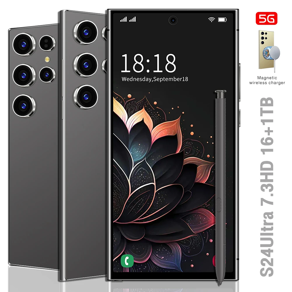 OEM S24+Ultra Phone Original Smartphone 16GB and 1TB Dual SIM Mobile Phone For Global Edition Phone with Stylus