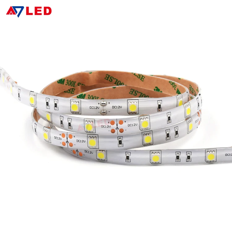  Под шкаф 12 вольт DC 7 2 W 30Led Cuttable 5050 светодиодная полоса освещения Tira De Luces LED