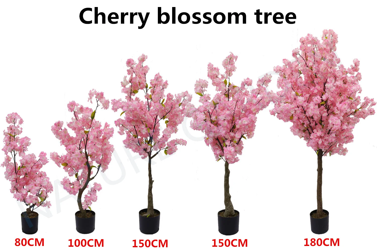 Customized Fake Peach Flower Branch Trees Supermarket,Hotel Decoration 10 Feet Artificial Cherry Blossom Tree Decoration