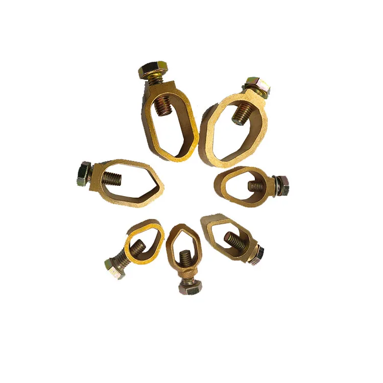 Зажим для заземления соединитель типа G для кабеля к заземлителю 5/8 Размер применения кабеля 16-70 мм2