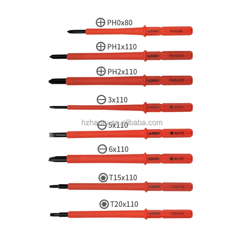Hand Tools Screwdriver Bits Electrician Insulated Screwdriver Set