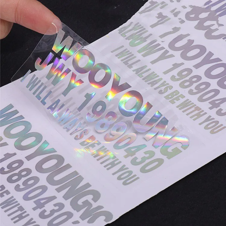 Print durable Waterproof Vinyl paper  sticker sheet bike laptop Custom die Cut Sticker