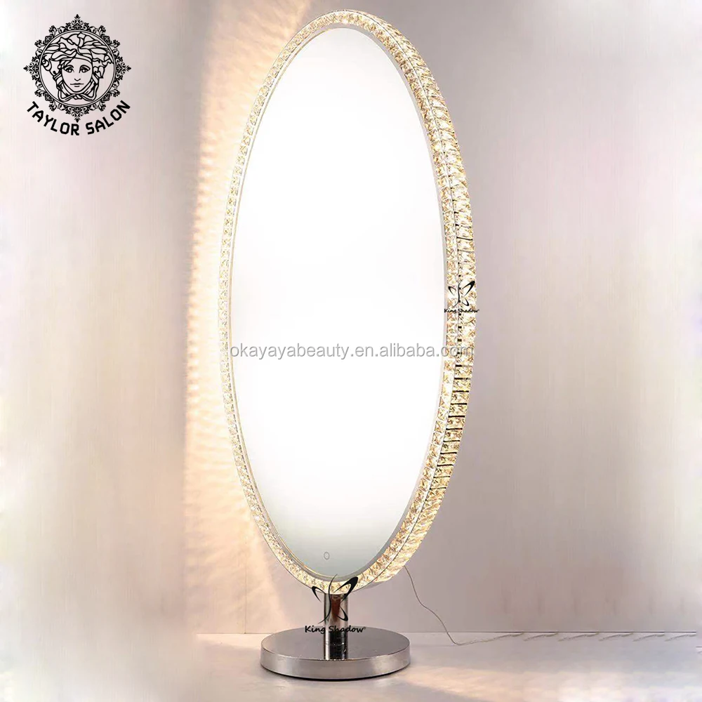 2020 beauty hair salon mirror station makeup mirrors hair styling stations with light