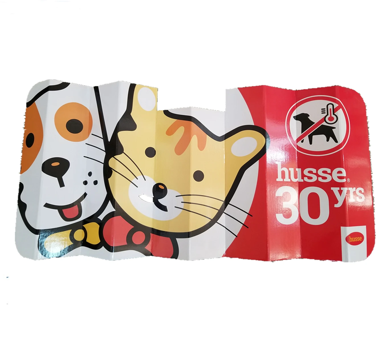 promotional gift advertising car sun shade cardboard