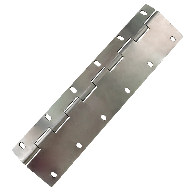 large heavy duty stainless steel 304 piano hinge with 60mm open width 3mm thickness