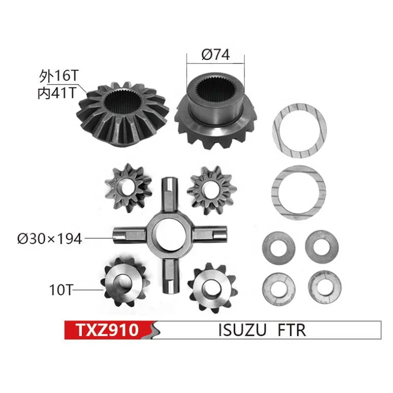 FTR rear differential gear kit transmission gear