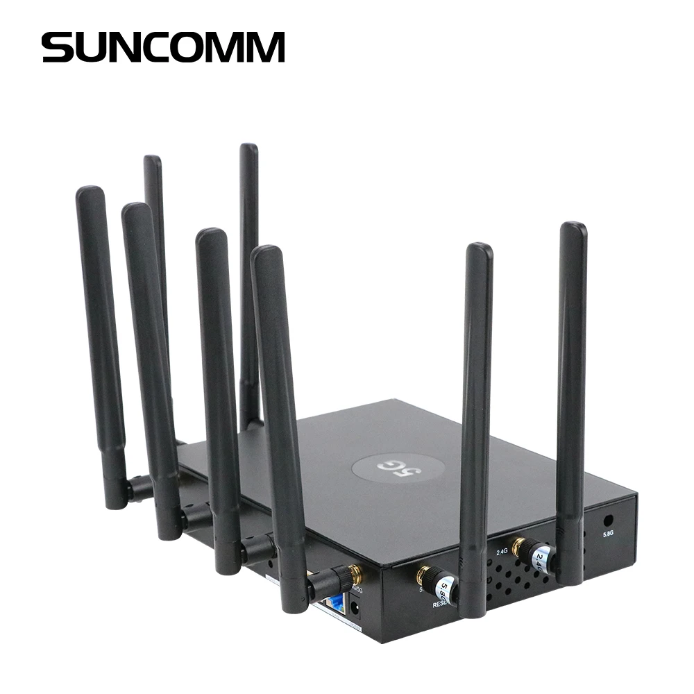 SUNCOMM O2 5G модем CPE WIFI 6 двухдиапазонный 1800 Мбит/с 100 пользователей беспроводные роутеры со слотом для sim-карты 4G LTE сеть