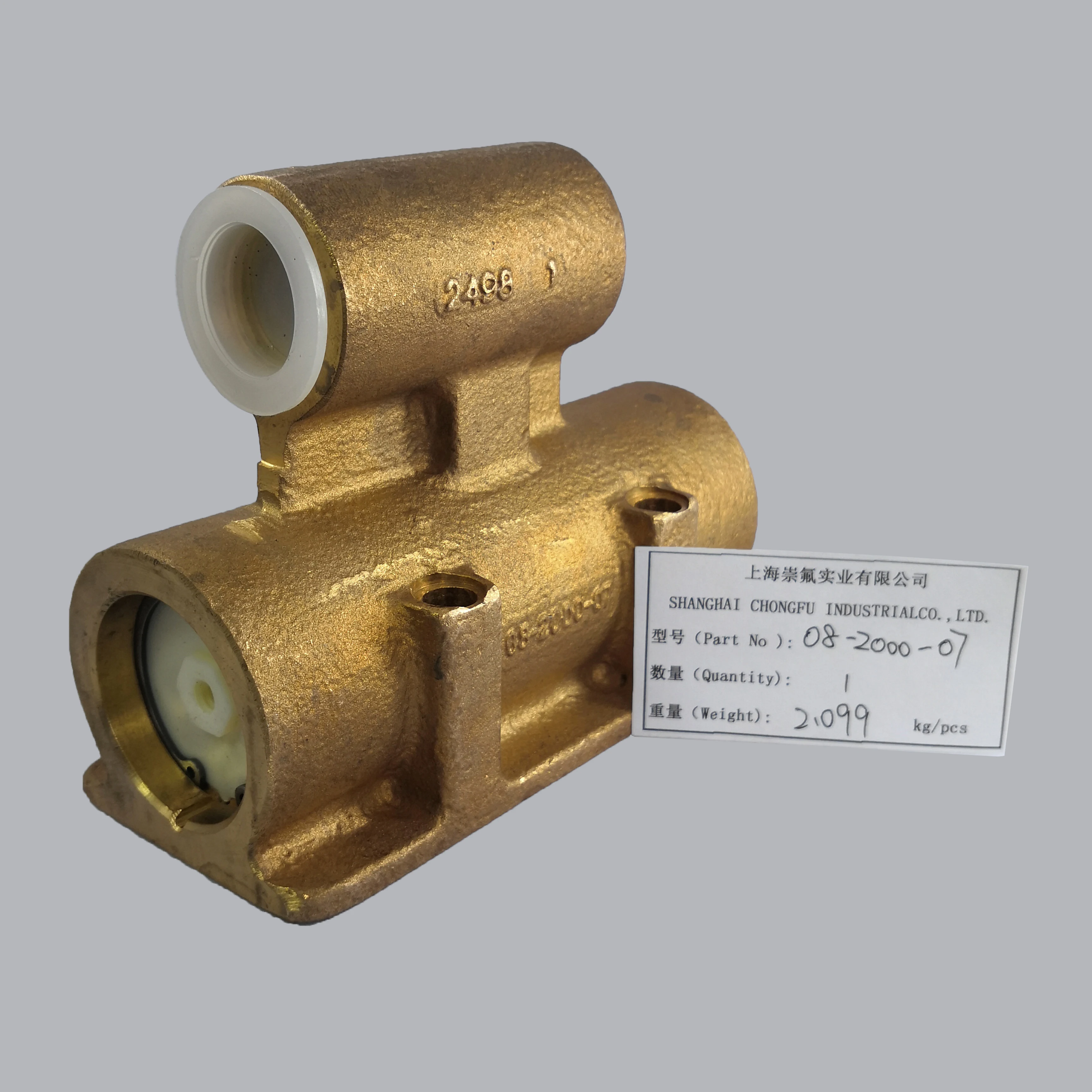Air Valve CF 08-2000-07 for Pneumatic Double Diaphragm Pump Ce OEM 10 Million to 15 Times Inventory Acid Alkali High Pressure Water