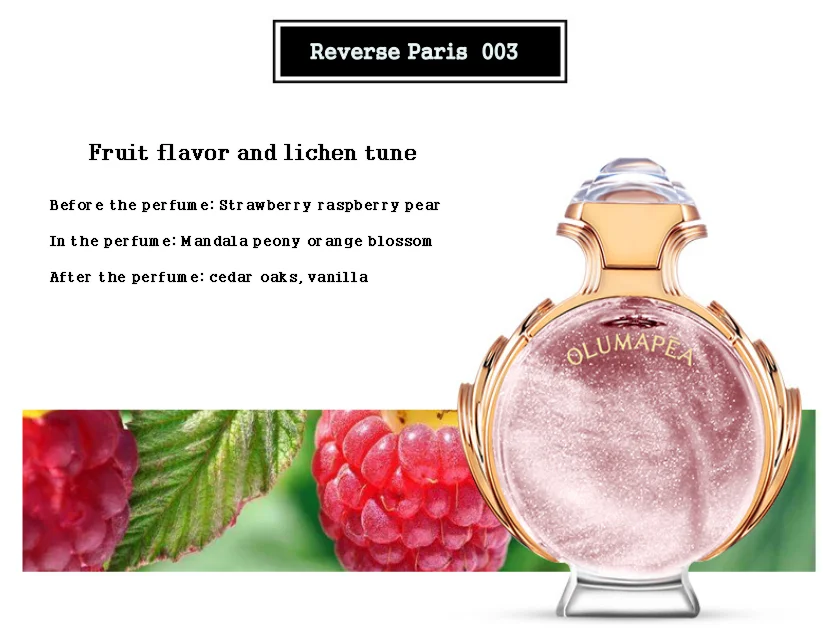 2019 best-selling goddess perfume female long-lasting light fragrance Berlin girl reverse Paris women