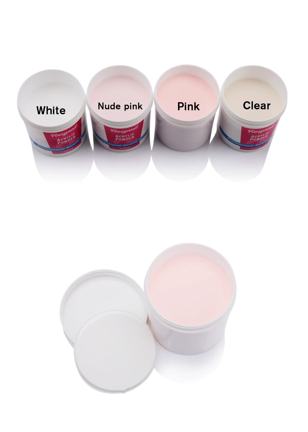 Wholesale Acrylic Powder Custom Private Label 16 oz Acrylic Summer Color Nail Salon Acrylic Dipping 2 In 1 Powder