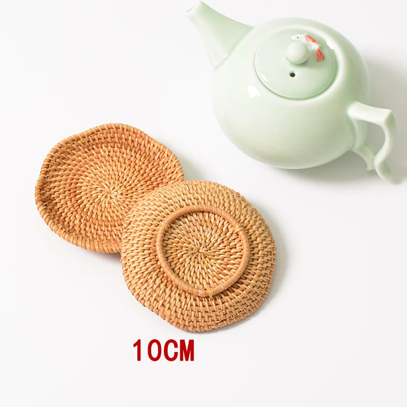 XC wholesale cheap price eco-friendly handmade natural rattan water hyacinth placemat